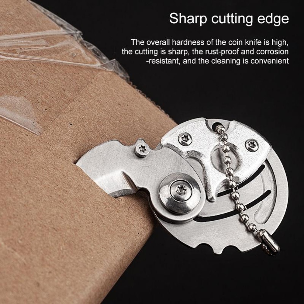 Mini Folding Keychain Pocket Knife Compact EDC Utility Tool For Outdoor Adventures 8