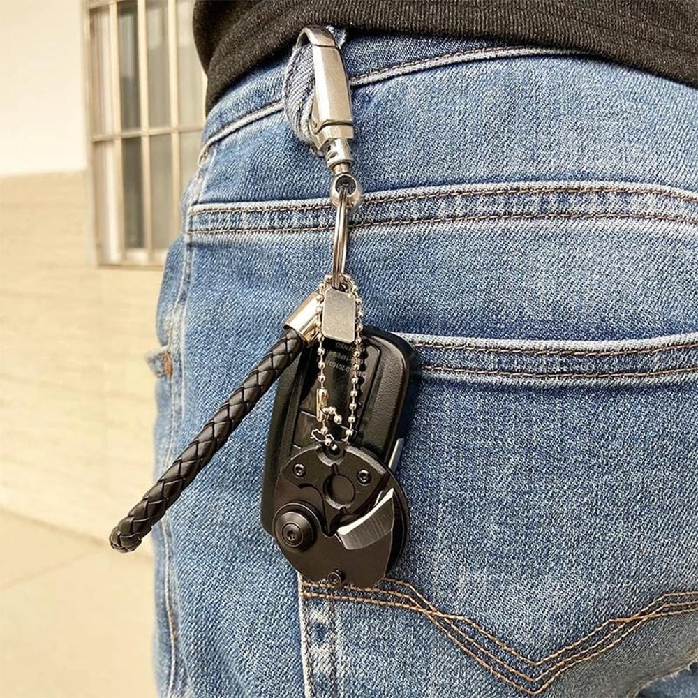 Mini Folding Keychain Pocket Knife Compact EDC Utility Tool For Outdoor Adventures 9
