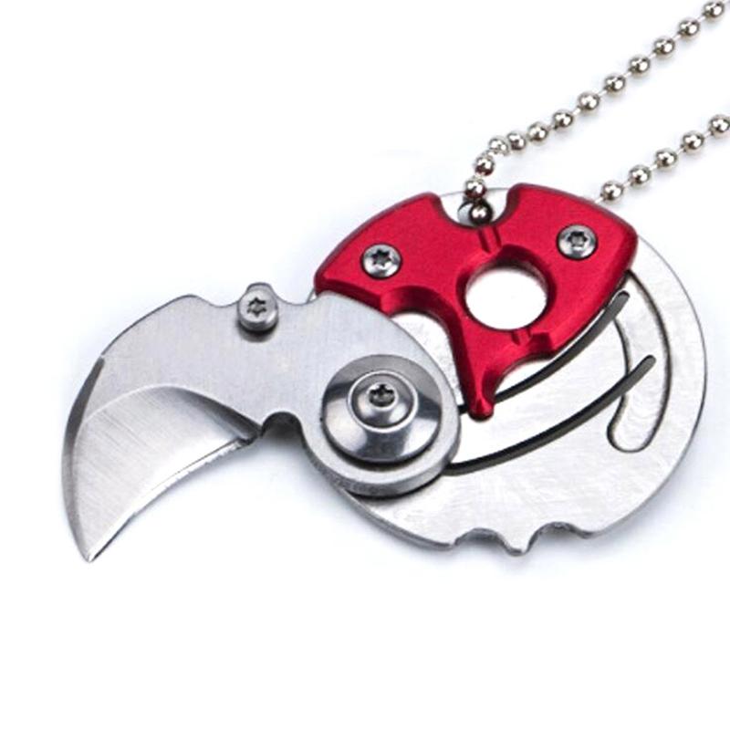 Mini Folding Keychain Pocket Knife Compact EDC Utility Tool For Outdoor Adventures 6