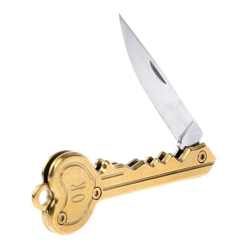 Compact Folding Key Knife Keychain Mini EDC Survival Tool 7