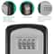 SecureGuard 4 Digit Wall Mounted Key Lock Box With Heavy Duty Aluminum Alloy Housing 2