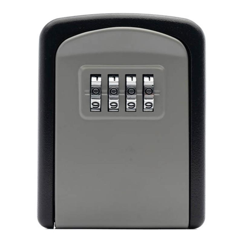 SecureGuard 4 Digit Wall Mounted Key Lock Box With Heavy Duty Aluminum Alloy Housing 12