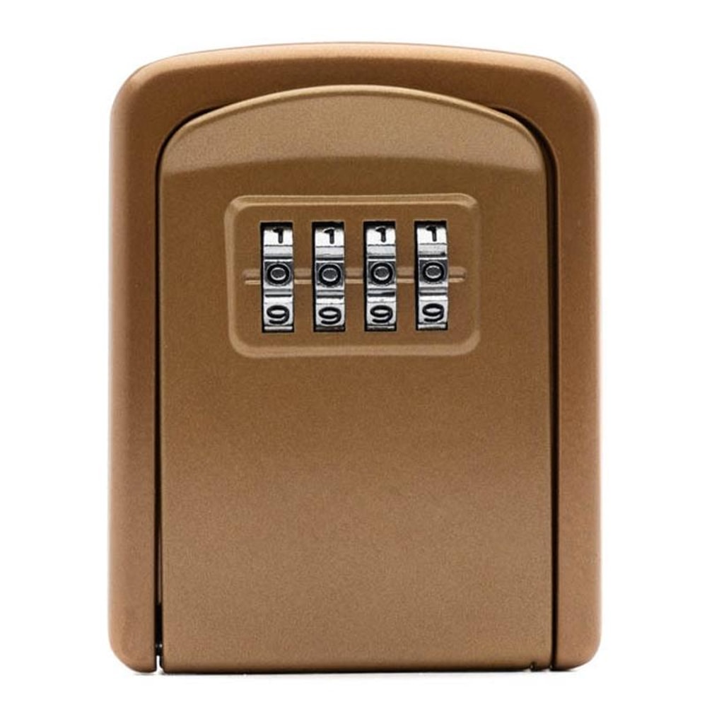 SecureGuard 4 Digit Wall Mounted Key Lock Box With Heavy Duty Aluminum Alloy Housing 8