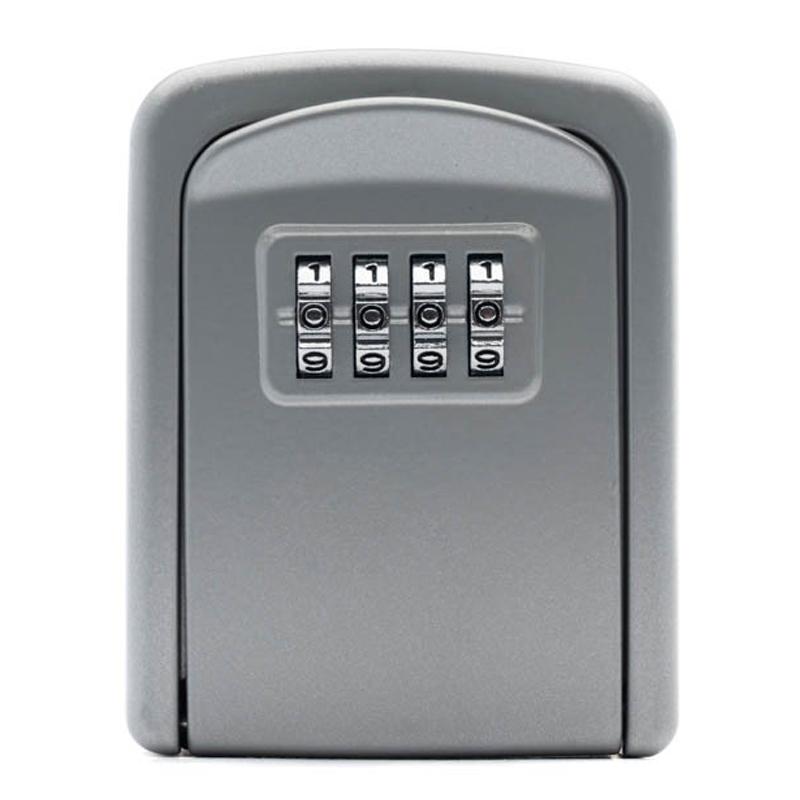 SecureGuard 4 Digit Wall Mounted Key Lock Box With Heavy Duty Aluminum Alloy Housing 10