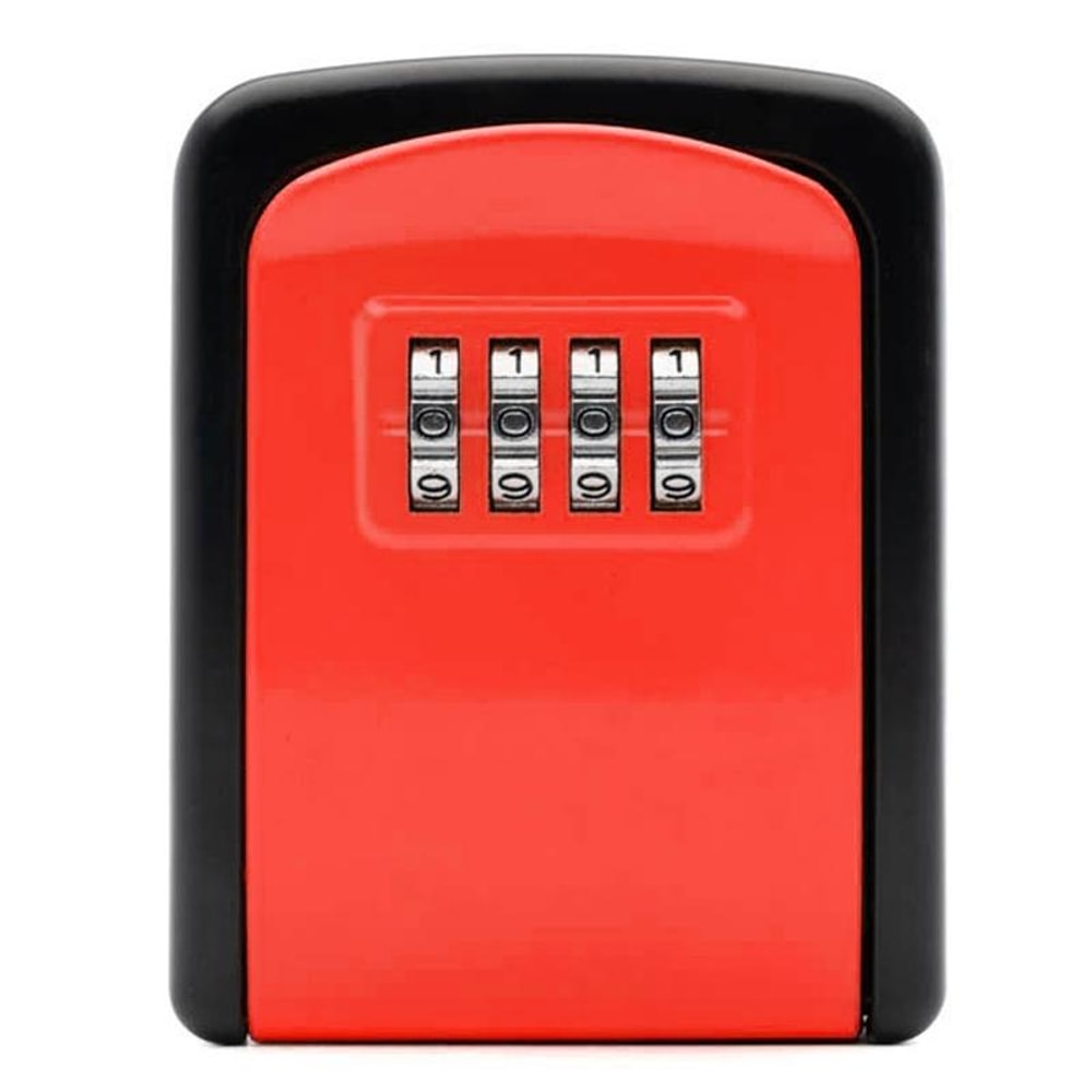 SecureGuard 4 Digit Wall Mounted Key Lock Box With Heavy Duty Aluminum Alloy Housing 7
