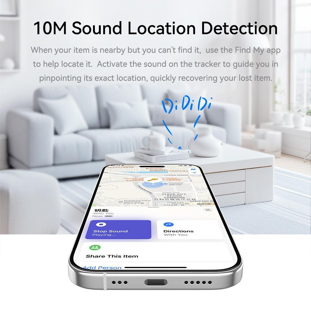 ROCK Smart Bluetooth Tracker Tag For Keys Wallets Luggage With Find My App 3