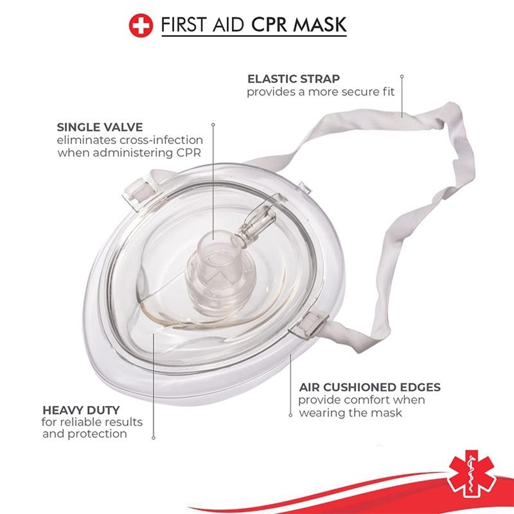CPR Pocket Resuscitator Mask With One Way Valve For Emergency First Aid 3