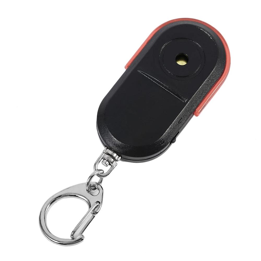 Whistle Activated Key Finder Set With LED Flash Locator 5 Pack Portable Anti Lost Tracker 0