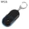 Whistle Activated Key Finder Set With LED Flash Locator 5 Pack Portable Anti Lost Tracker 8