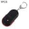 Whistle Activated Key Finder Set With LED Flash Locator 5 Pack Portable Anti Lost Tracker 2