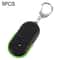 Whistle Activated Key Finder Set With LED Flash Locator 5 Pack Portable Anti Lost Tracker 5