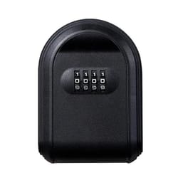 portable combination key storage box with 4 digit lock secure home & office key safe