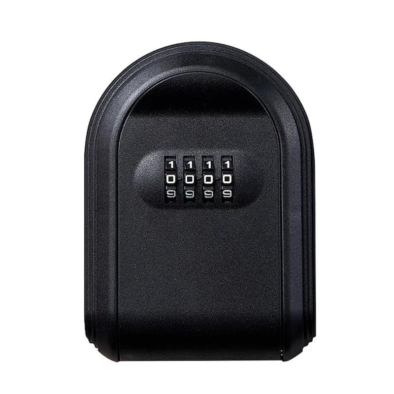 Portable Combination Key Storage Box With 4 Digit Lock Secure Home Office Key Safe 0