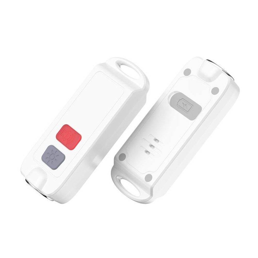 GuardianGlow 130dB Personal Safety Alarm Keychain With LED Flashlight USB C Rechargeable Protectio 1