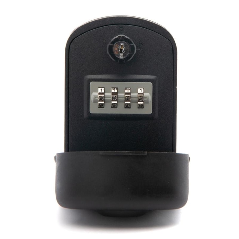 SecureGuard Waterproof Wall Mount Key Lock Box With Dual Access Combination System 0