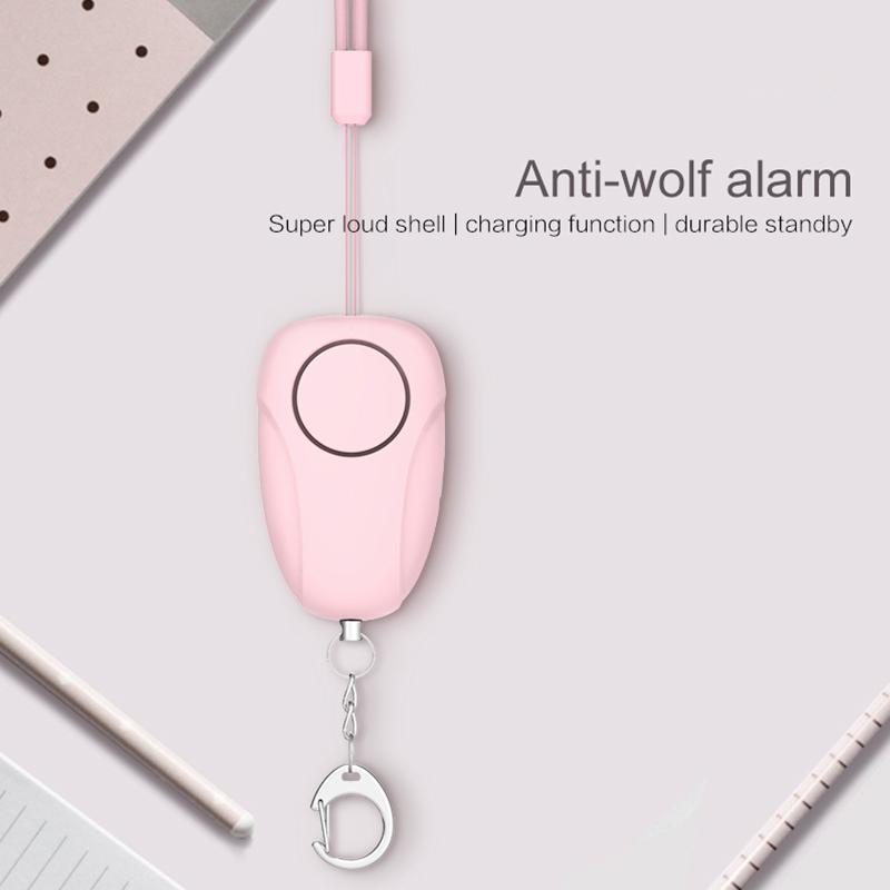 120dB Personal Safety Alarm Keychain for Women and Seniors