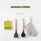 LsCook Compact Kitchen Utensil Organizer Drainer Rack For Spatulas Spoons Cooking Tools 3