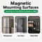 Magnetic Kitchen Roll Holder With 6 Hooks No Drill Storage Rack 6