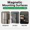 Magnetic Kitchen Roll Holder With 6 Hooks No Drill Storage Rack 6