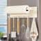 Magnetic Kitchen Roll Holder With 6 Hooks No Drill Storage Rack 0