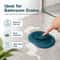 AquaFlow Push Button Drain Hair Catcher Sink Drain Cover 2