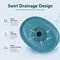 AquaFlow Push Button Drain Hair Catcher Sink Drain Cover 3