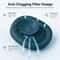 AquaFlow Push Button Drain Hair Catcher Sink Drain Cover 5