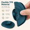 AquaFlow Push Button Drain Hair Catcher Sink Drain Cover 7