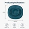 AquaFlow Push Button Drain Hair Catcher Sink Drain Cover 4