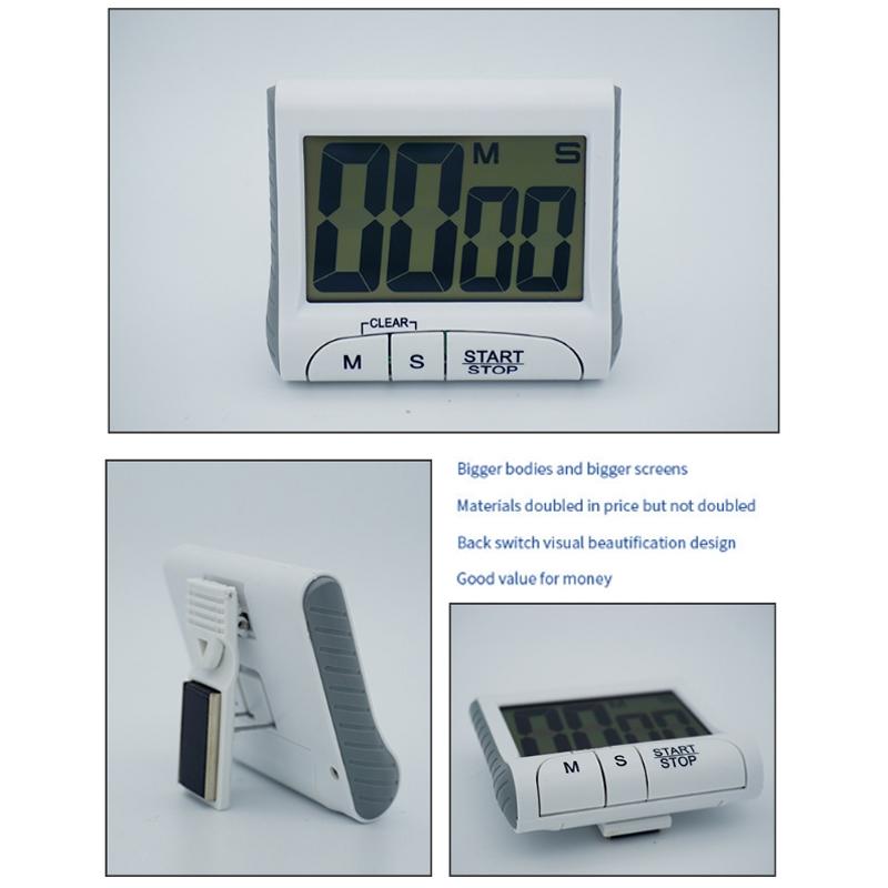 Magnetic Digital Kitchen Timer With Countdown Count Up Display For Cooking Study Productivity 2