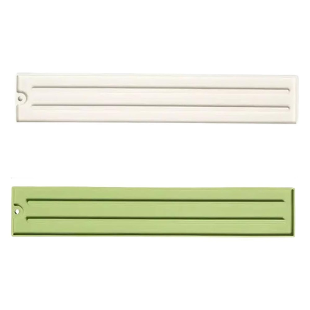 Narrow Silicone Draining Mat Pot Lid Storage Mat Non Slip Kitchen Counter Organizer 1