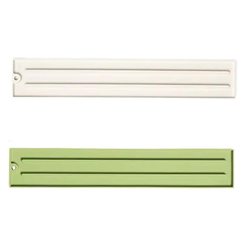 Narrow Silicone Draining Mat Pot Lid Storage Mat Non Slip Kitchen Counter Organizer 1