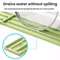 Narrow Silicone Draining Mat Pot Lid Storage Mat Non Slip Kitchen Counter Organizer 3