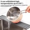 Narrow Silicone Draining Mat Pot Lid Storage Mat Non Slip Kitchen Counter Organizer 4
