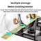 Narrow Silicone Draining Mat Pot Lid Storage Mat Non Slip Kitchen Counter Organizer 5