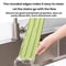 Narrow Silicone Draining Mat Pot Lid Storage Mat Non Slip Kitchen Counter Organizer 6