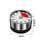 Premium Stainless Steel Mechanical Kitchen Timer With Magnetic Base 10