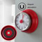 Magnetic Stainless Steel Mechanical Kitchen Timer Battery Free Countdown Clock 3