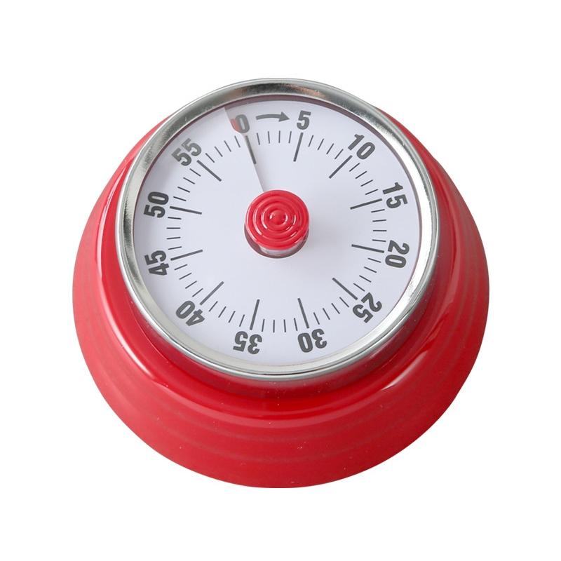 Magnetic Stainless Steel Mechanical Kitchen Timer Battery Free Countdown Clock 2