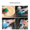 Quick Dry Kitchen Scrubbing Sponge Set Non Scratch Scouring Pads For Dishes Cookware 5
