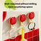 FlowerGrip No Drill Suction Towel Hook Rack For Bathroom Kitchen Storage 4