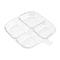 4 Compartment Snack Spice Serving Tray With Handle Food Storage Organizer 1