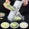 Premium Kitchen Manual Vegetable Slicer Grater Food Prep Press 4
