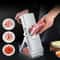 Premium Kitchen Manual Vegetable Slicer Grater Food Prep Press 6