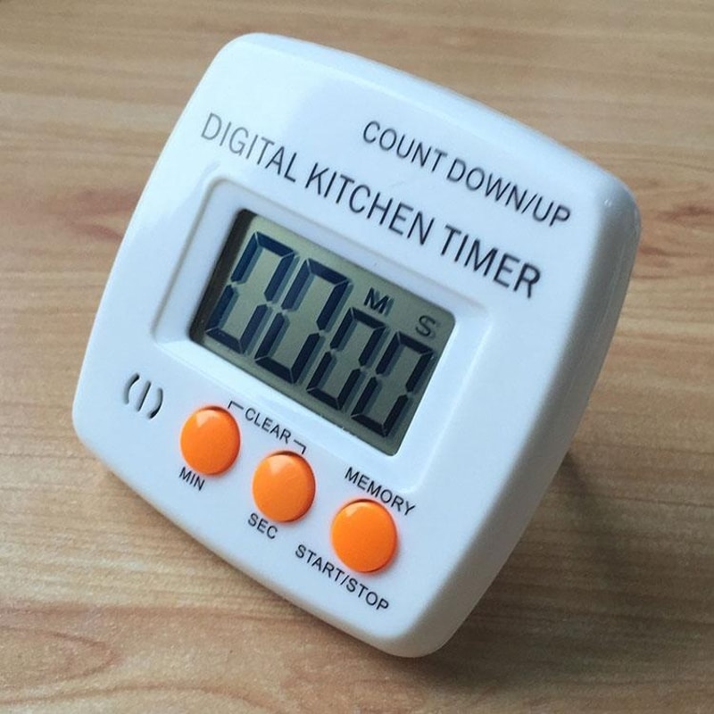 Magnetic Digital Kitchen Timer With Loud Alarm Holder For Cooking And Baking 8