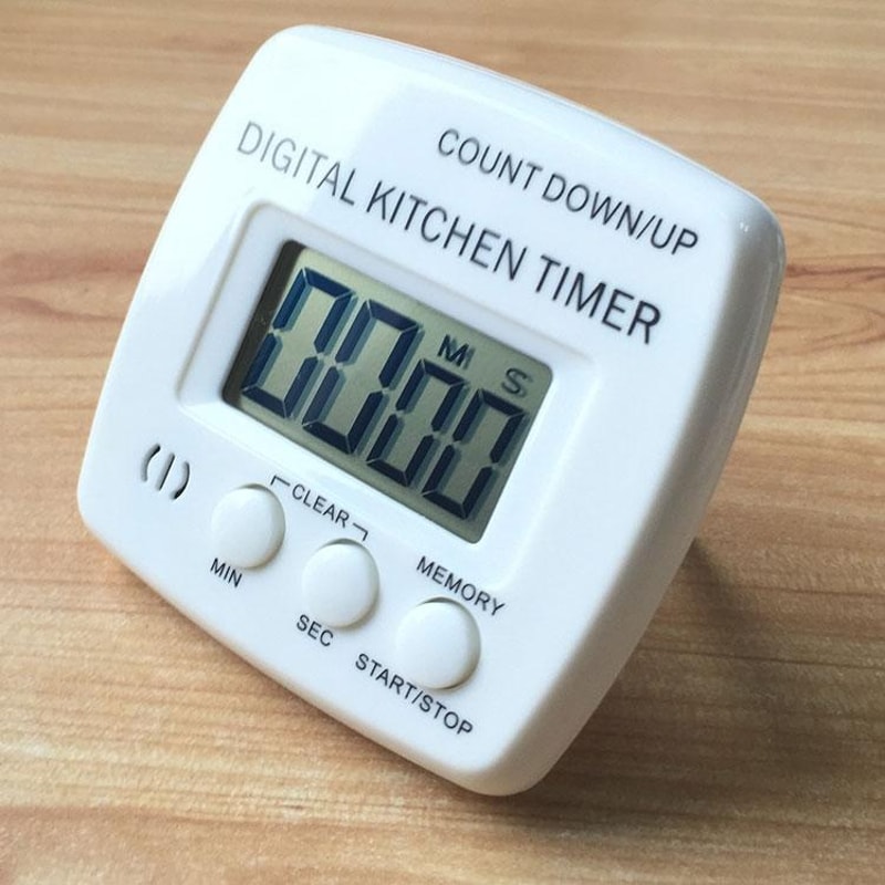 Magnetic Digital Kitchen Timer With Loud Alarm Holder For Cooking And Baking 3