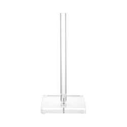 clear acrylic toilet paper holder & storage organizer for bathroom, kitchen & living spaces