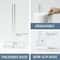 Clear Acrylic Toilet Paper Holder Storage Organizer For Bathroom Kitchen Living Spaces 4