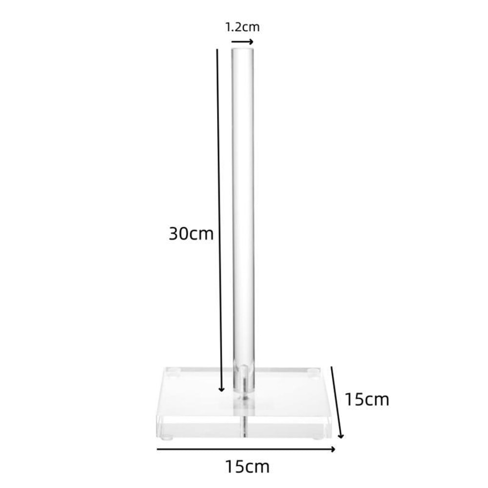 Clear Acrylic Toilet Paper Holder Storage Organizer For Bathroom Kitchen Living Spaces 3