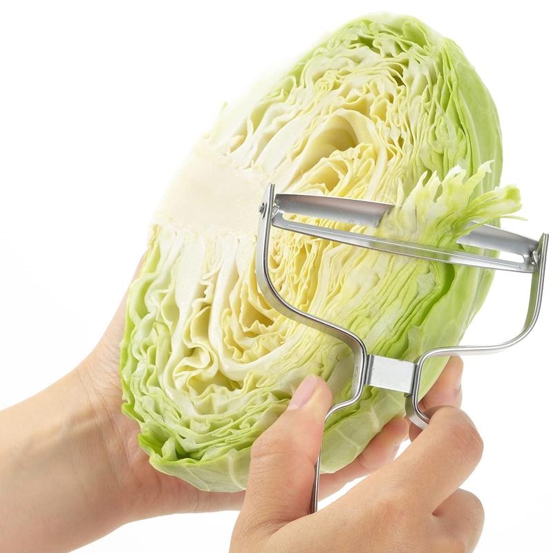 Stainless Steel Wide Blade Fruit Vegetable Peeler For Melons Cucumbers Produce 5